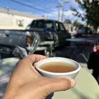 Tomato, Fennel and Parsley Dashi  at Cultured Pickle Shop in Berkeley