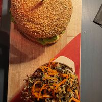 Beetroot Burger & Asian Coleslaw  at Kapitel in Bern