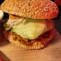 Seitan Burger  at Kapitel in Bern