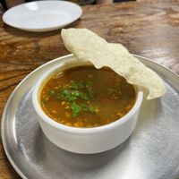 Spicy soup   at Udupi Dosa in London