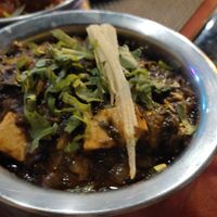 saag paneer (adapted to be vegan with tofu instead of paneer) at Namaste Indian in Mallorca