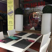 Clearly marked vegan options at Namaste Indian in Mallorca