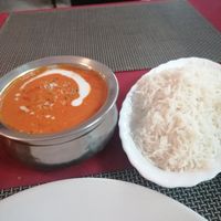 Tofu massala met rijst at Namaste Indian in Mallorca