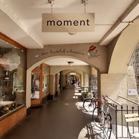 Entrance Gerechtigkeitsgasse at Moment in Bern