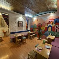 Lots of seats inside in one of the two rooms  at Panchito in Barcelona