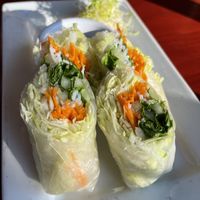 Spring rolls (without shrimp) at Thai Blue Elephant in Roatan