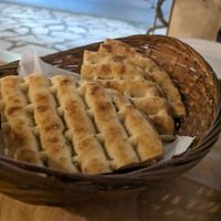 Pita bread at Lava in Corfu