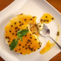 Passion fruit cheesecake at Taco City Cafe - Maybe closed in Playa Del Carmen