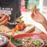 Vegan cauliflower wings at Taco City Cafe - Maybe closed in Playa Del Carmen