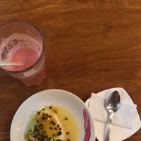 Couldn’t skip dessert and took the maracuja cheesecake. Was good, but in my opinion not the most tasteful dessert I had.  at Taco City Cafe - Maybe closed in Playa Del Carmen