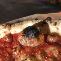 sourdough bubble at Pizza Hood in Thessaloniki