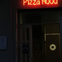 logo at Pizza Hood in Thessaloniki