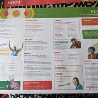 Full vegan options. at Vintro Lounge in Blackpool