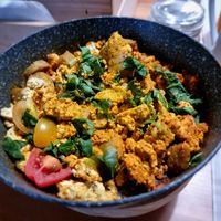 scrambled tofu at B&B Dageraad in Bocholt