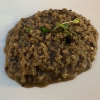 Vegan mushroom risotto   at San Marco in Zakynthos