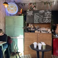 Inside  at Bonjour Brioche Cafe in South West London