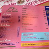 Menu at Döner Summer in Huddersfield