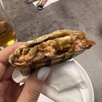 Breakfast burrito   at Nosh in Leeds