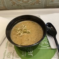 The cauliflower soup  at Veganer  in Sarajevo