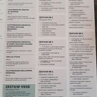 Menu 4 at Sushi Samuraj in Bielsko-biala