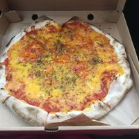 Cheesy pizza   at Cù Mara in Arrochar