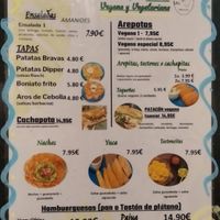 Vegan/vegetarian menu at Mango Con Sal - Tarragona in Tarragona