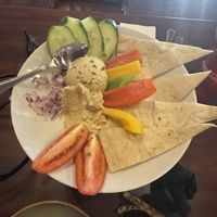 humus platter - this was good  at 900 Degrees Neapolitan Pizzeria in Manchester