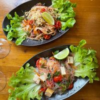 Papaya Salat & Glasnudel Salat  at Banôi in Freiburg