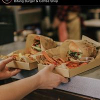 Vegan burger  at Bitang Burger in Alsooers