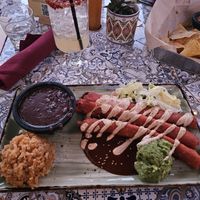 Flautas de camote at La Doña in San Diego