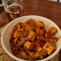 Thai patatas at Enki in Valdivia