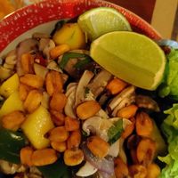 Ceviche de champiñón at Enki in Valdivia