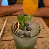 Violetto mojito at Enki in Valdivia