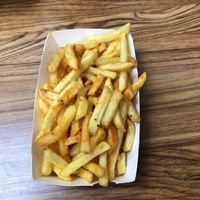 fries with paprika   at Jerusalem Kebab in Stockholm