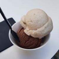 Cacao + banane at Poon Glaciers in Manosque