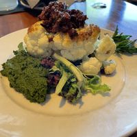 Roasted cauliflower appetizer   at Galyns in Bar Harbor