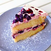 Vegan cake of the day at Little Nolla Cafe in Nollamara