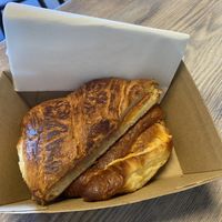 Vegan Ham and Cheese Croissant  at Little Nolla Cafe in Nollamara