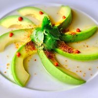 Avocado tiradito at Nobu in Burswood