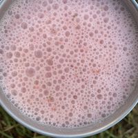 Strawberry milkshake  at The Fruitory in Loughborough