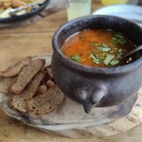 Hot Soup at Kchuch Restaurant in Dilijan