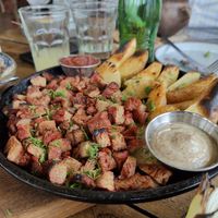 Seitan Barbecue at Kchuch Restaurant in Dilijan