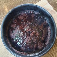 Chocolate brownie (hot) at Kchuch Restaurant in Dilijan