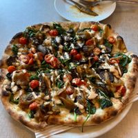 Chipotle vegan pizza  at Stoked Pizza Co in Cambridge