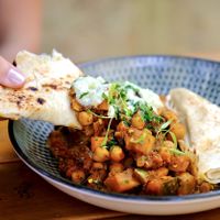 Braised eggplant at The Little Pantry in Subiaco