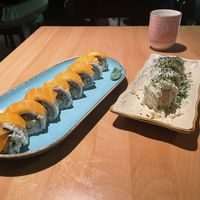 Vegan xalmon and cooked vegan tuna at Kaze Bento in Mount Lawley