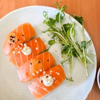 Xalmon Nigiri at Kaze Bento in Mount Lawley