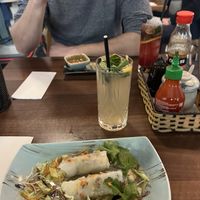 Steamed rice cakes with beans and mushrooms  at Xin Chào Vietnamese Cuisine in Vienna