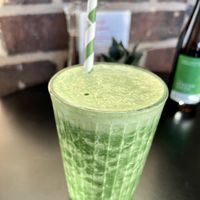Green smoothie   at Holy Cow Lounge in Edinburgh