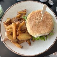 Vietnamese tofu burgerrs  at Holy Cow Lounge in Edinburgh